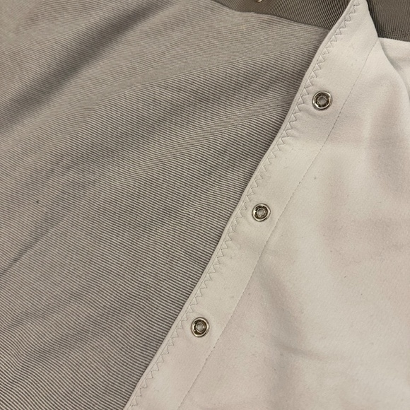 Lululemon White/grey 1/8 stripe Vanyasa Scarf - Picture 5 of 5